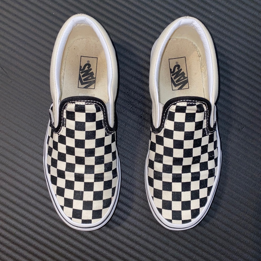 Vans KIDS CHECKERBOARD CLASSIC SLIP-ON (Unisex)